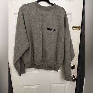 Essentials Fear of God Gray Crewneck sweater